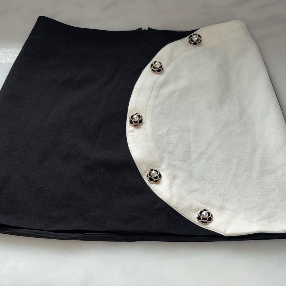 Corey Lynn Calter Black and White Skirt